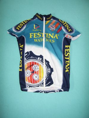 LOTUS/FESTINA (b)-ANDORRA 1994 CAMISA DE CICLISMO CAMISA DE CICLISMO