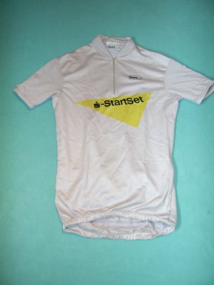INCONNU - ENSEMBLE DE DÉMARRAGE S JERSEY BLANC - ???? - CHEMISE DE CYCLISME