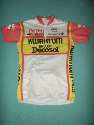 MAILLOT DE CYCLISME 6 JOURS MAASTRICHT KWANTUM HALLEN-DECOSOL 1985